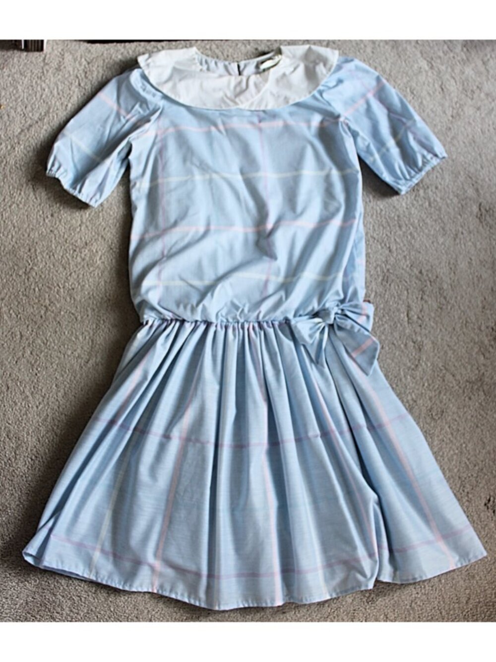 Vintage 80s You Babes II - LIKE NEW Nostalgic Drop Waist Dress, sz 9 Med